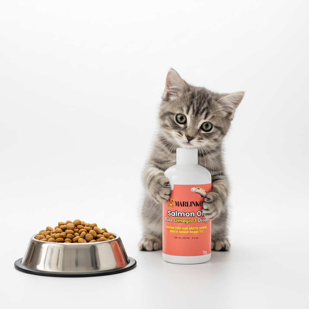 Pure Omega 3 Salmon Oil (For Cats)