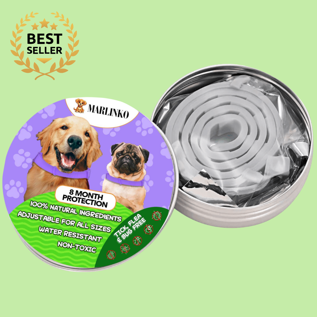 Marlinko Pets™ - Natural Protection (8 Months Tick and Flea Collar for Dogs)