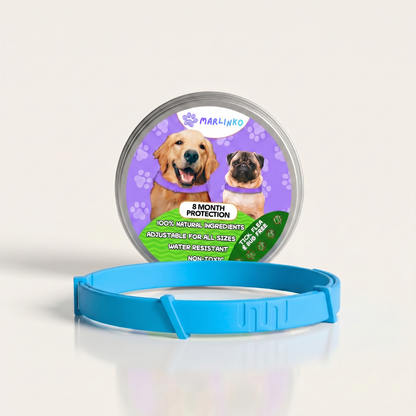 Marlinko Pets™ - All Natural Protection (8 Months Tick and Flea Collar for Dogs)