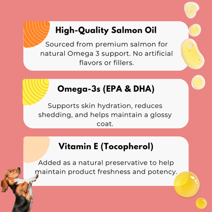 Pure Omega 3 Salmon Oil | Joint - Coat - Digestion