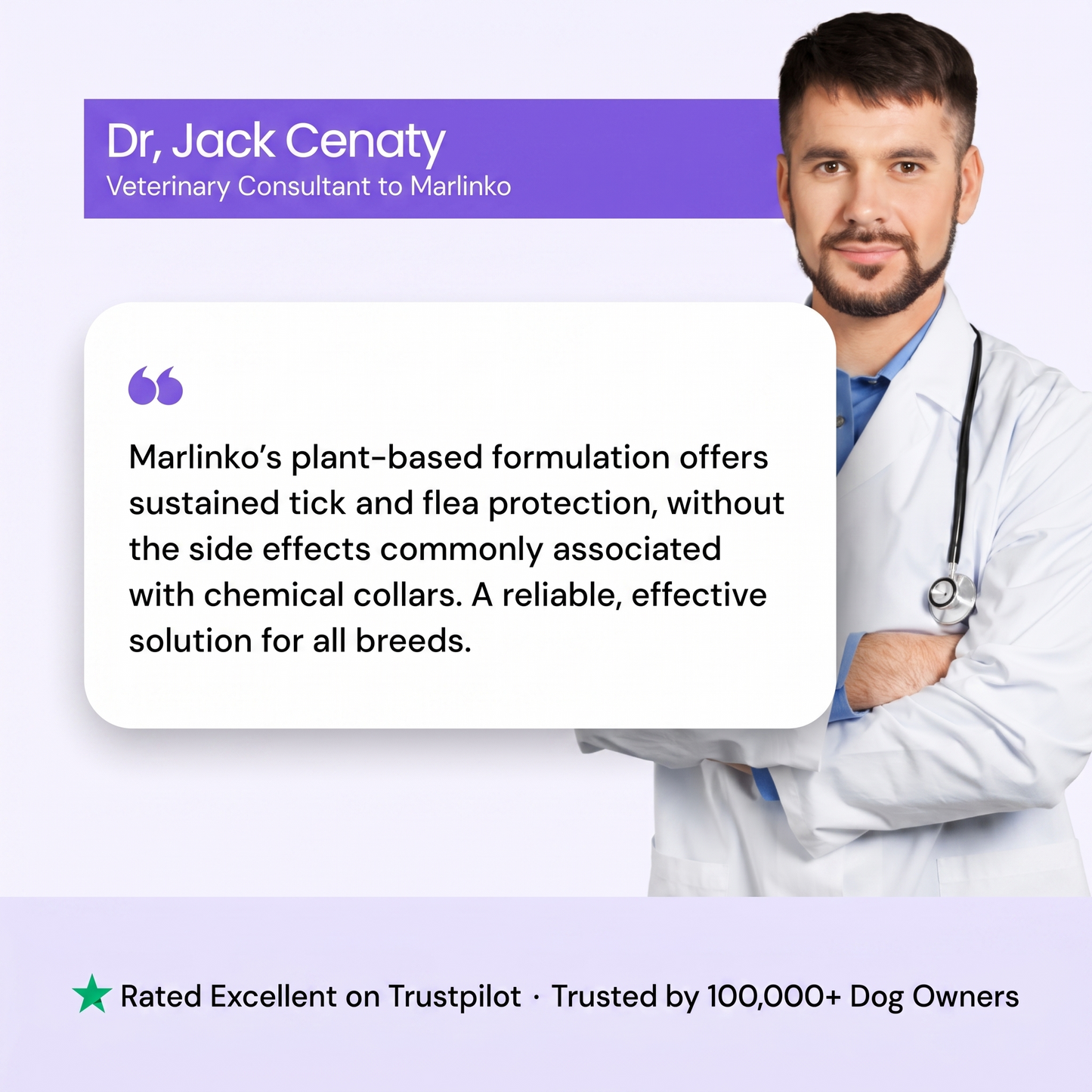SUB - Marlinko Pets™ - All Natural Protection (8 Months Tick and Flea Collar for Dogs) (Copy)