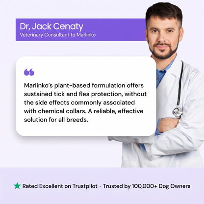 SUB - Marlinko Pets™ - All Natural Protection (8 Months Tick and Flea Collar for Dogs) (Copy)