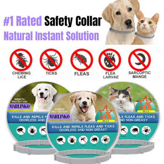 Marlinko Pets™ - Calming Pet Collar (8 Months Tick & Flea Free)