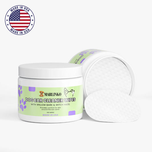 Dog Ear Cleaner Wipes (100 Soft Wipes)
