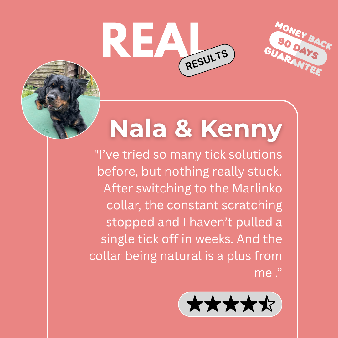 Marlinko Pets™ - Natural Protection (8 Months Tick and Flea Collar for Dogs)