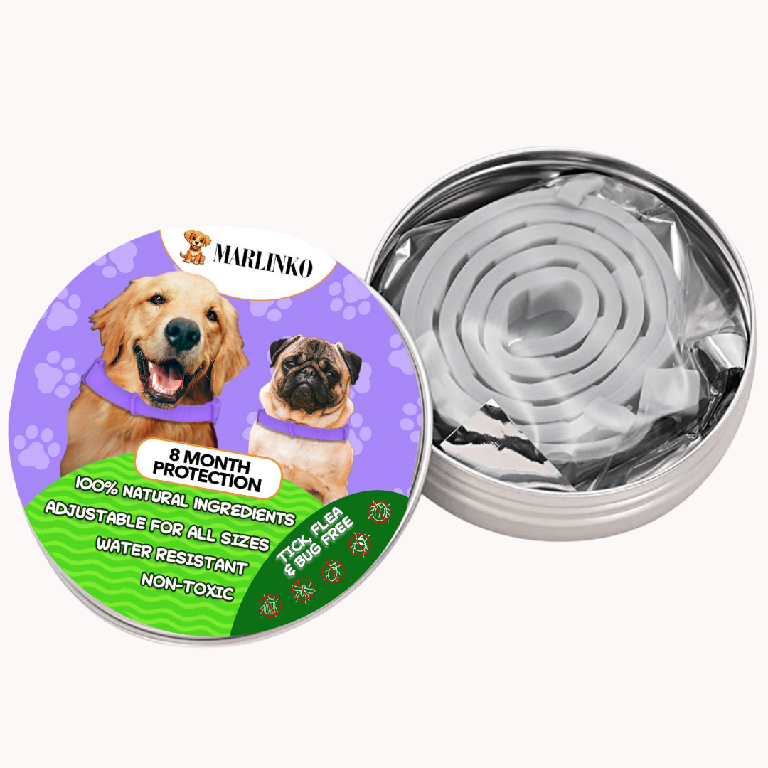 Marlinko Pets™ - Natural Protection (8 Months Tick and Flea Collar for Dogs)