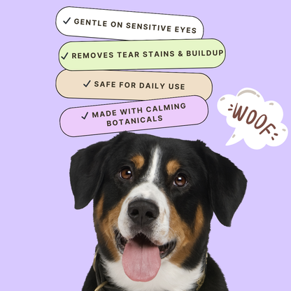 Dog Eye Cleaner Wipes (100 Soft Wipes)