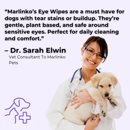 Dog Eye Cleaner Wipes (100 Soft Wipes)
