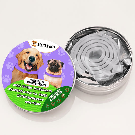 SUB - Marlinko Pets™ - All Natural Protection (8 Months Tick and Flea Collar for Dogs) (Copy)