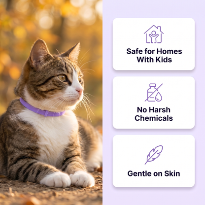 Marlinko Pets™ - All Natural Calming Cat Collar (8 Months Tick & Flea Free)