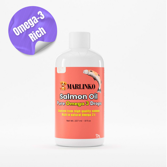 Marlinko Pets™ | Pure 100% Salmon Oil (Joint - Coat - Digestion)